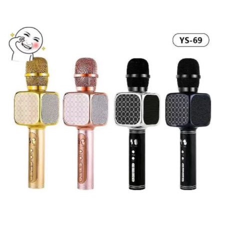 Micro karaoke G01 YS 69 kèm loa bluetooth, thu âm, lọc tiếng ồn mua ngay nhận Voucher 50.000