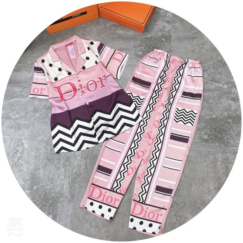Đồ bộ nữ bigsize lụa ngủ pijama cao cấp mặc nhà tay ngắn quần dài thiết kế in 3D JUSOKA
