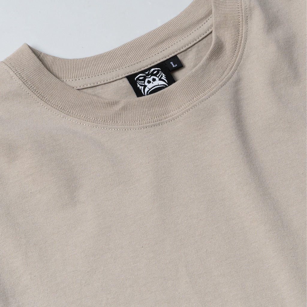 Áo thun nam tay lỡ form rộng Cotton 100%. Áo phông trơn unisex cá tính Màu Beige - Gori VietNam | BigBuy360 - bigbuy360.vn