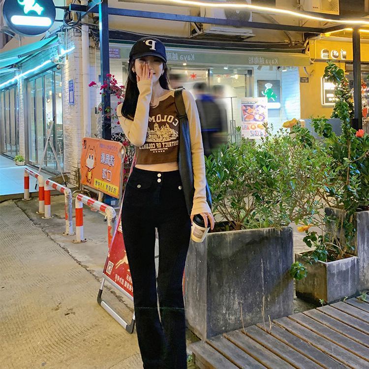 Áo Thun DàI Tay Cổ Chữ v ThờI Trang Cho Nữ JL-TX-493