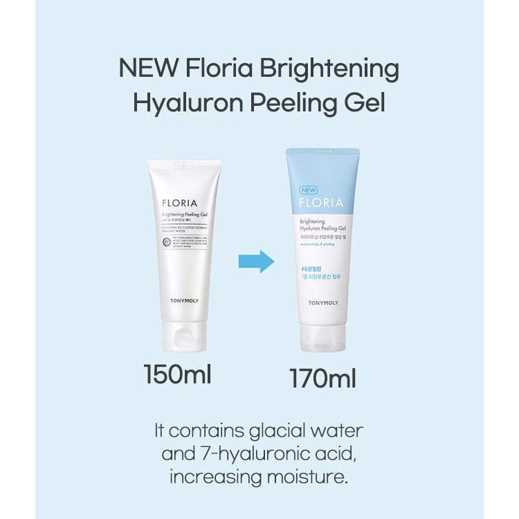 [TONYMOLY] Floria Brightening Hyaluron Peeling Gel 170ml