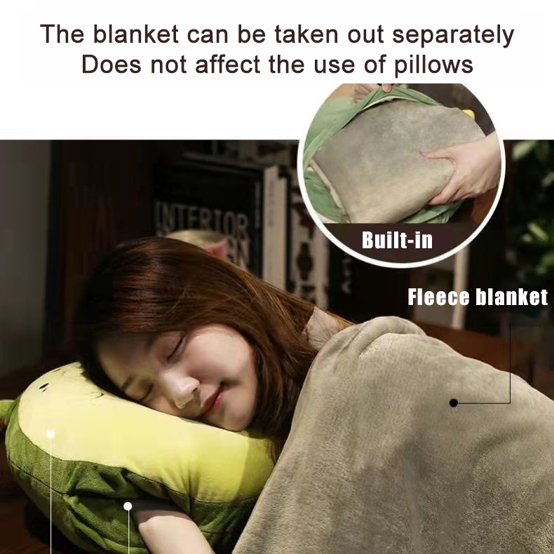 A-LIFE  Bộ Chăn Gối Đa Năng Điều Hòa Nhiệt Độ Cho Xe Hơi / Bantal