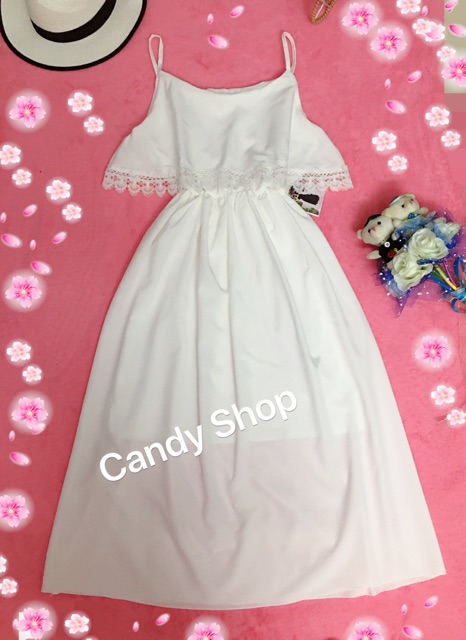 Đầm maxi voan viền ren bao đẹp + Ảnh thật | BigBuy360 - bigbuy360.vn