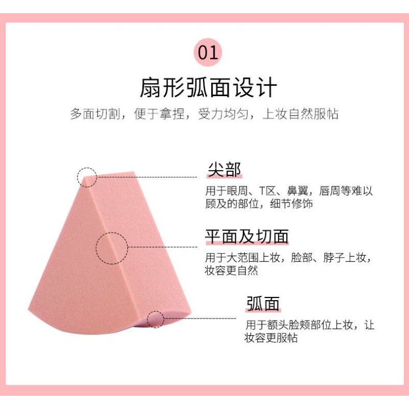 HỘP 12 MÚT TÁN SỪNG HƯƠU ĐÁNH PHẤN-KEM NỀN SIÊU BỀN