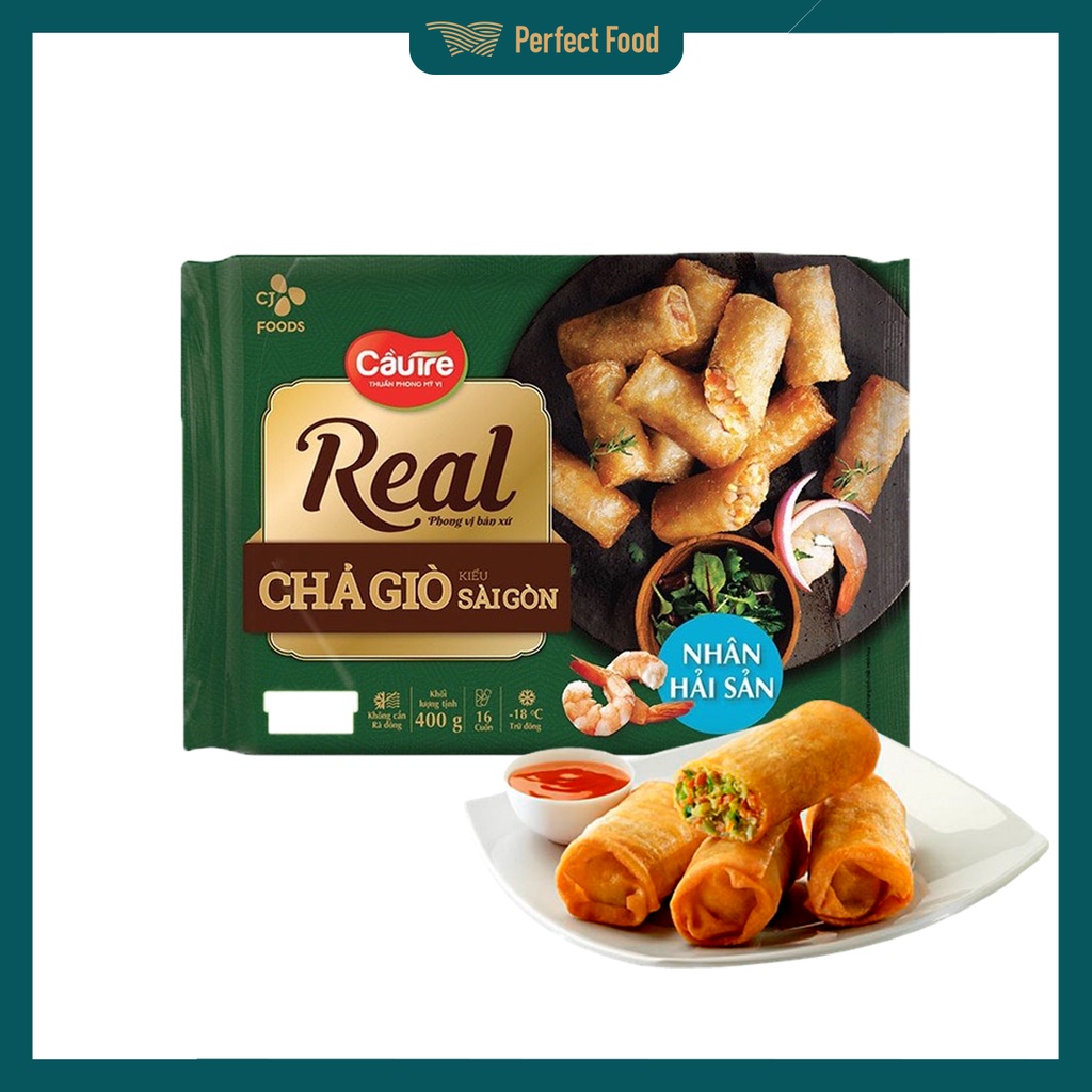 Chả giò Real hải sản Cầu Tre - 400g