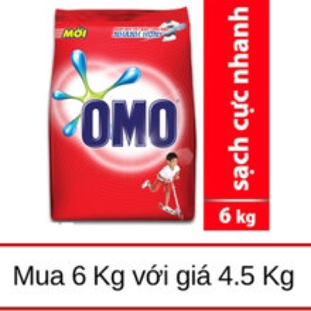 BỘT GIẶT OM0 MATIC 6KG - Cửa Trên+ Cửa Trước