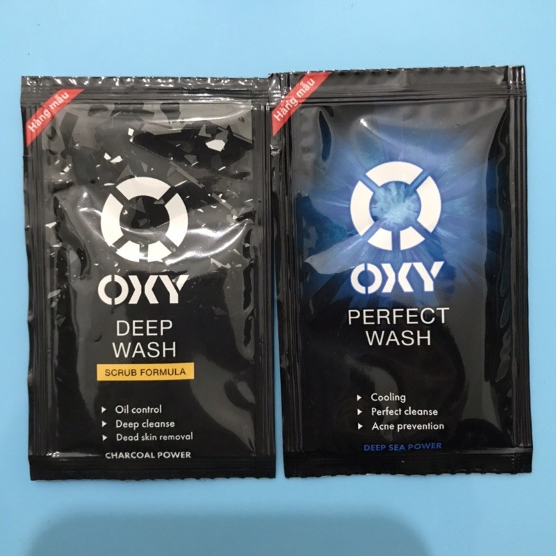 Set 2 gói sữa rửa mặt Oxy 3g/gói (mẫu thử)