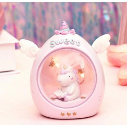 Đèn Trang Trí Hình Kỳ Lân Sáng Tạo Qùa Tặng Sinh Nhật Đèn Ngủ Xinh Xắn siêu cute