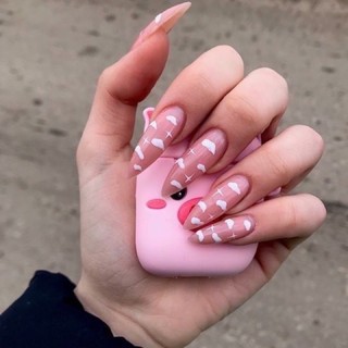 nailbox vân mây hồng