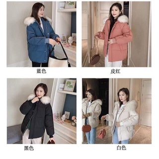 AÓ KHOÁC PHAO NỮ HÀN QUỐC DÁNG NGẮN CAO CẤP