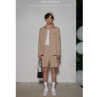 Quần đùi Beige Line Short