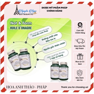 Tinh dầu hoa anh thảo của NAT & FORM 200 viên