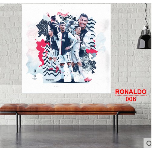 [Mã SR11JUNE5 giảm 20K đơn 50K] Poster decal dán tường cầu thủ Ronaldo