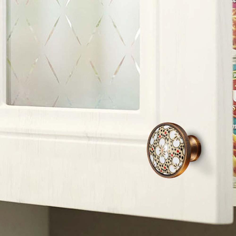 Tay Nắm Cửa Tủ Bằng Gốm AUGUSTINA Phong Cách Châu Âu