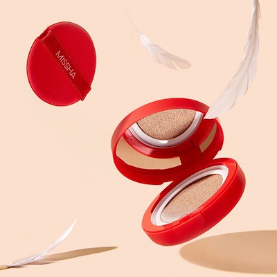 [SIÊU HOT] Phấn nước MISSHA VELVET FINISH CUSHION SPF50+/PA+++( Đỏ ) - PHẤN NƯỚC MISSHA