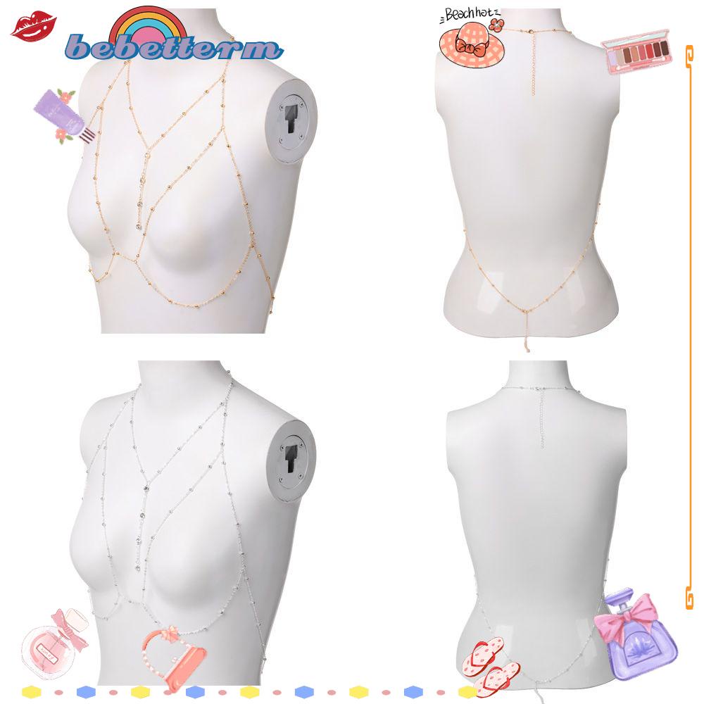 Dây chuyền đeo cơ thể dạng chuỗi xích tua rua thời trang quyến rũ cho nữ