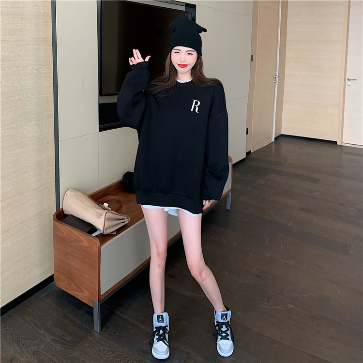 Áo Sweater Tay Dài Dáng Rộng In Chữ Thời Trang Cho Nữ | BigBuy360 - bigbuy360.vn