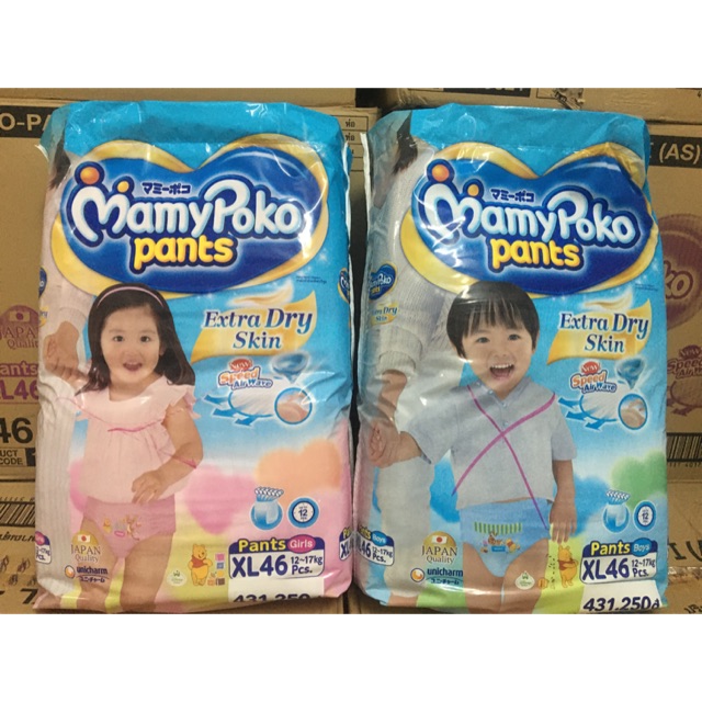 Tã quần MamyPoko size XL 46 miếng