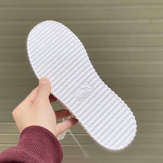 Puma trắng vạch đen chuẩn 11 [FULL BOX+BILL], da dày dặn, đế cao, bền, êm chân. lên chân cực đẹp | BigBuy360 - bigbuy360.vn