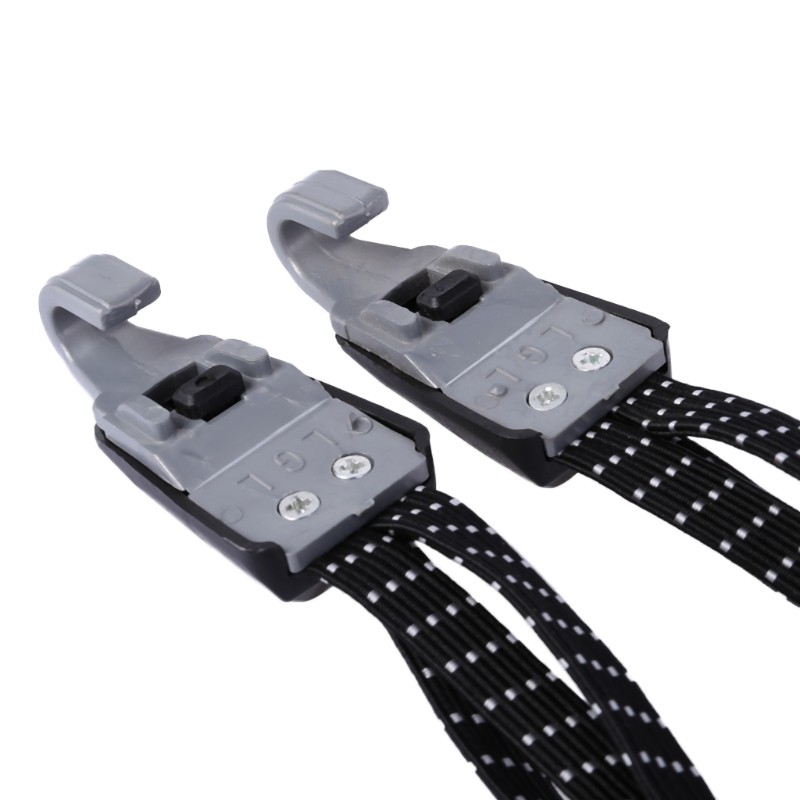 Dây thừng 3 lớp co dãn kèm móc dùng để buộc chặt hàng hóa trên xe đạp