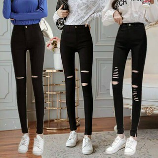 Quần cạp trễ, mặc ngoài, quần bút chì lưng cao mới