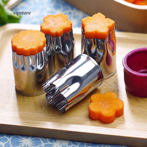 Set 8 Khuôn Cắt Bánh Quy Hình Bông Hoa Mới