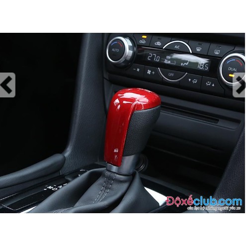Ốp trang trí tay gạt cần số nhiều màu xe Mazda 3 16, 17, CX5