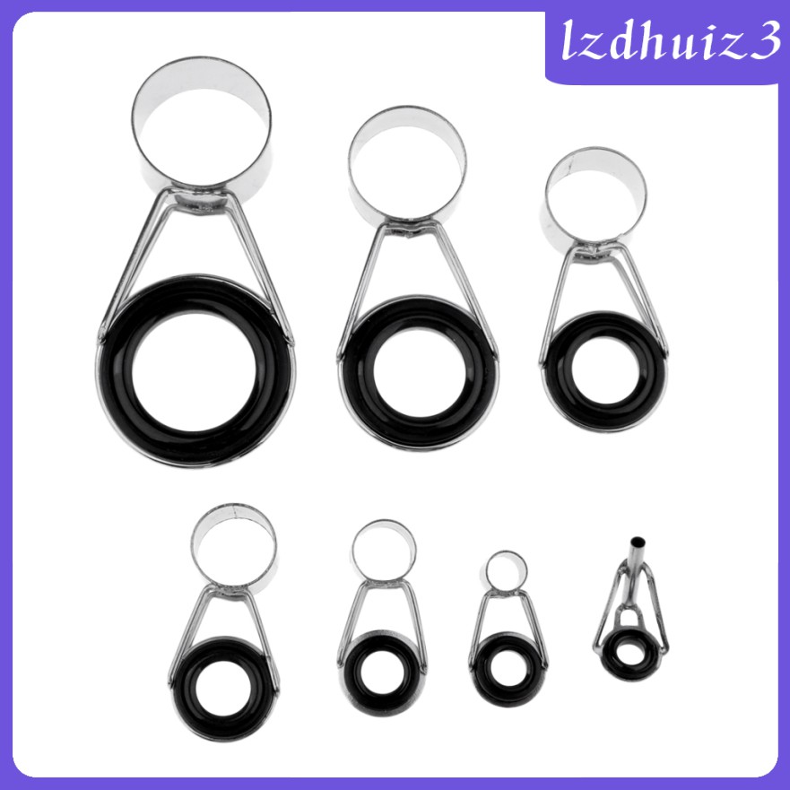 Set 7 Vòng Inox Dẫn Hướng Dẫn Cần Câu Cá Gemgem Loey
