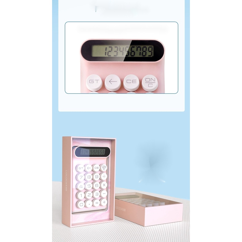 Máy Tính Nút Bấm Cơ Học Chuyên Dùng Cho Văn Phòng