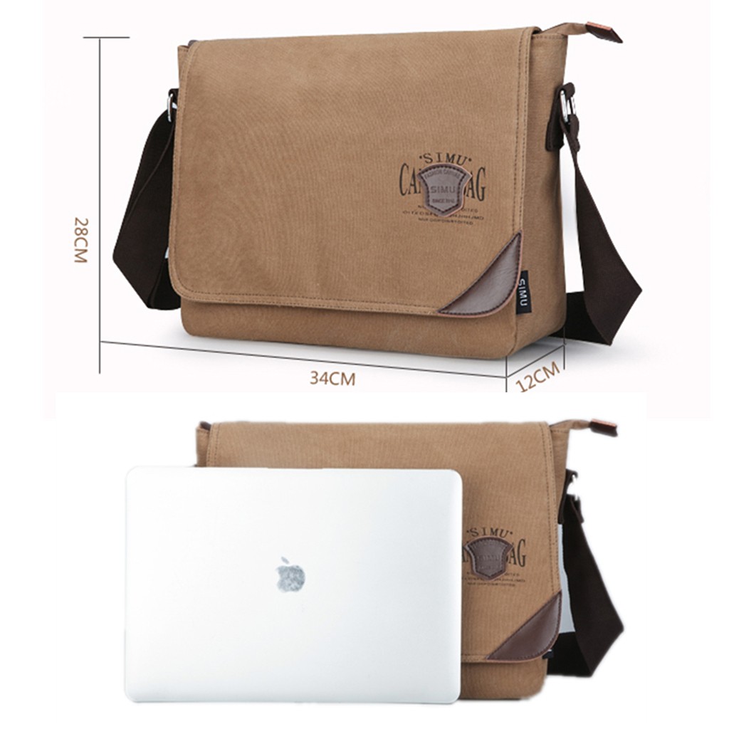 Túi xách Canvas phong cách Vintage cho nam | BigBuy360 - bigbuy360.vn