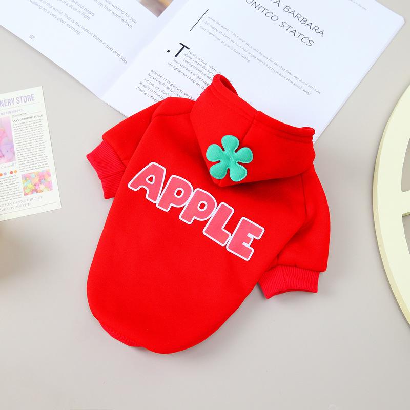 Quần áo chó mèo thú cưng: Áo hoodie hoa quả