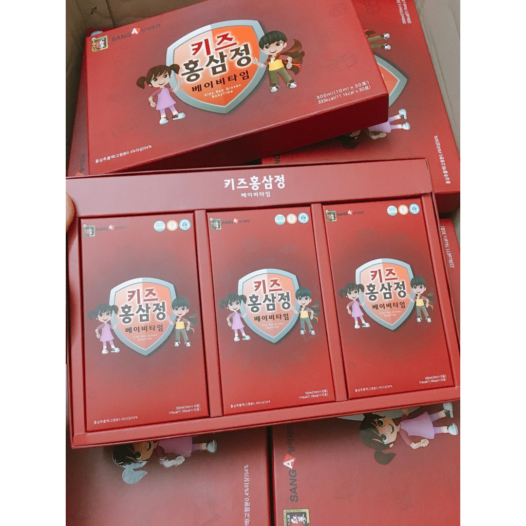 Nước Hồng Sâm Baby SangA Cao Cấp Hàn Quốc, Hộp 30 gói
