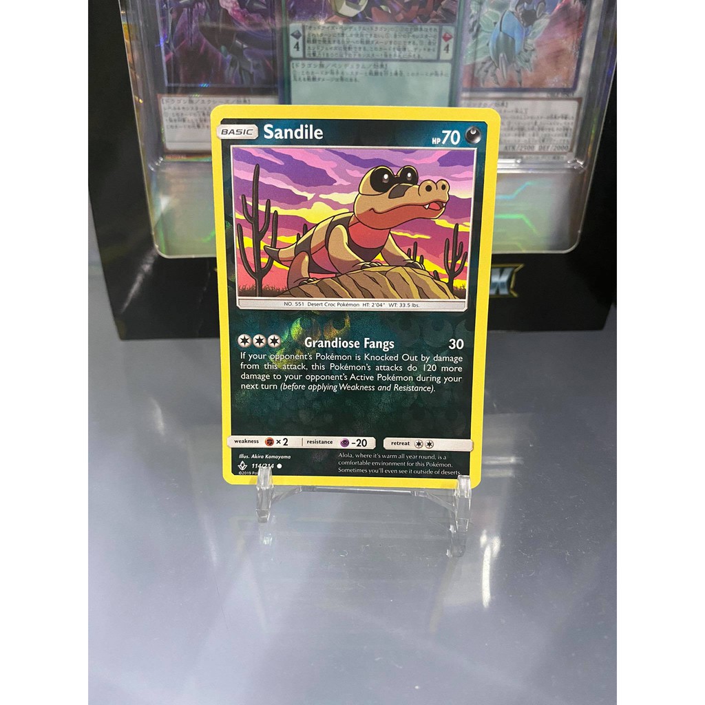 [ Dưa Hấu Yugioh ] Lá bài thẻ bài Pokemon Sandile