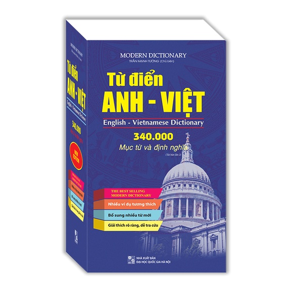 Sách - Từ điển Anh Việt 340.000 mục từ và định nghĩa  - tái bản