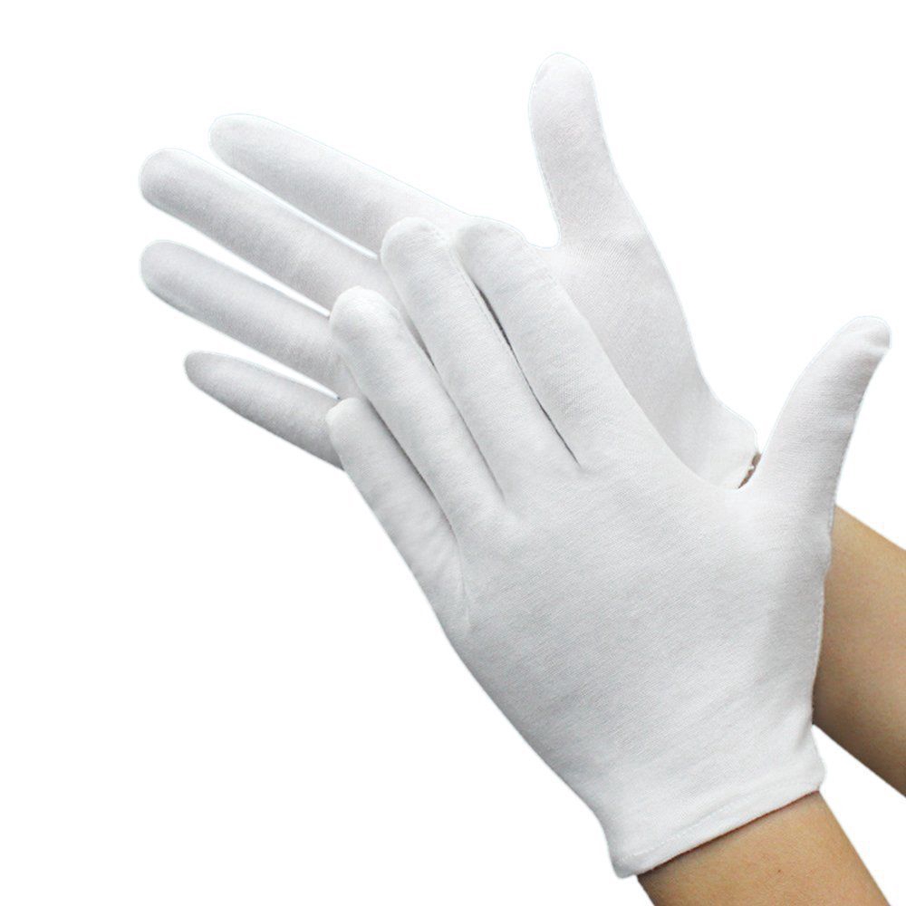 Găng Tay Cotton Trắng Co Giãn Dùng Khi Làm Việc/Rửa Chữa Vật Dụng Tại Nhà