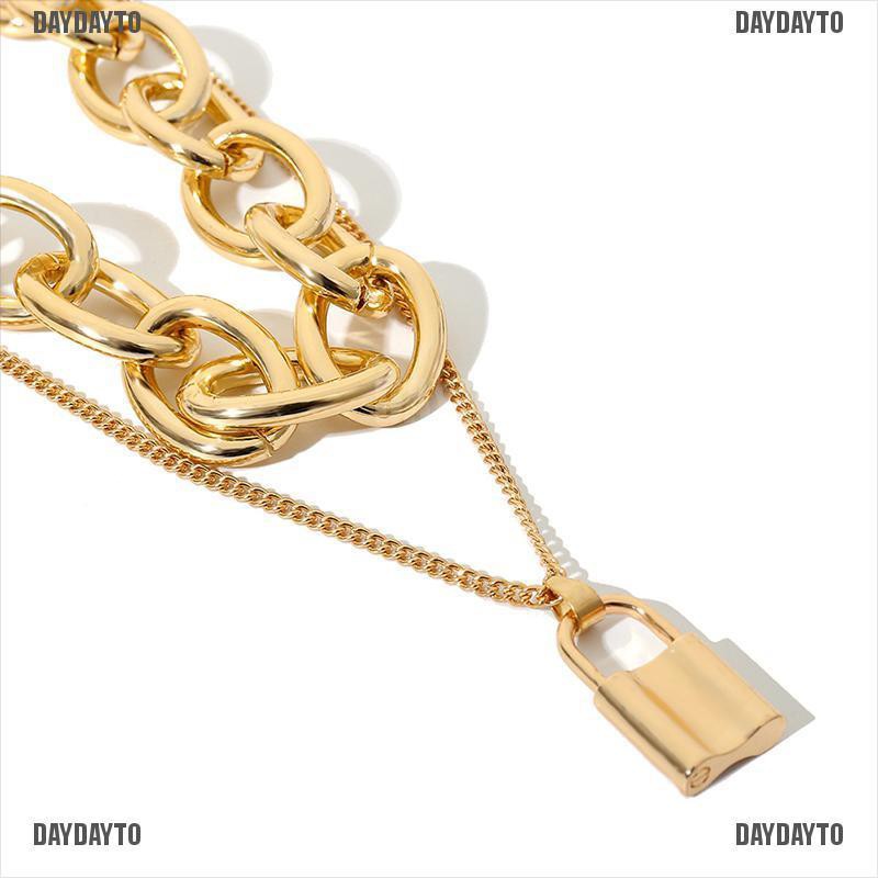 Vòng cổ Mặt Hình Ổ Khóa Độc Đáo Cho Nam Nữ