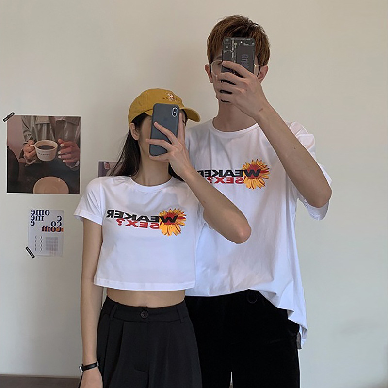 NRVP 2021 short-sleeved T-shirt women's new summer Korean version of the letter printing Slim short student blouse women tees