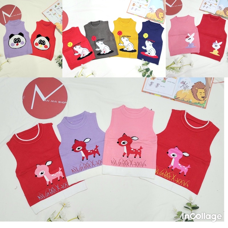 Áo ghile, gi lê len cho trẻ em 8-18 kg-Bảng 8