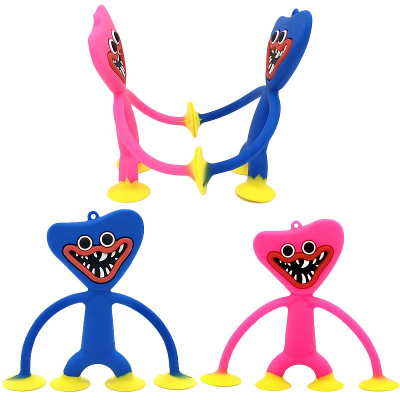Móc chìa khóa 10cm/3.9in hình thú bông huggy wuggy dễ thương xinh xắn thích hợp làm quà tặng