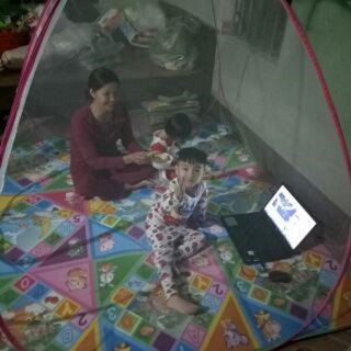 [Giá Buôn] MÀN TỰ BUNG CÓ ĐÁY 2M X 2M2