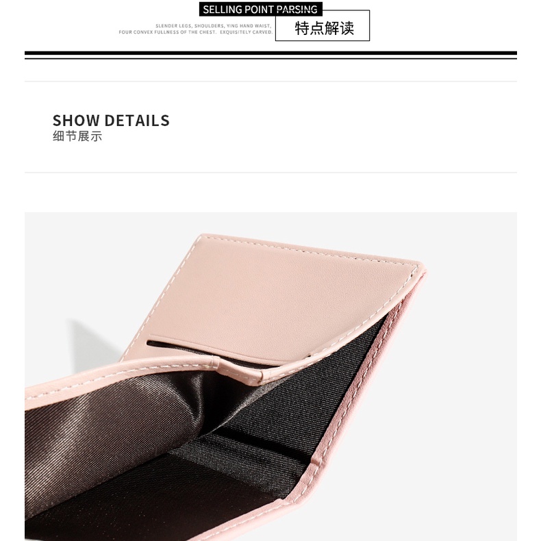 Ví nữ cầm tay ngắn nhỏ gọn mini đẹp cute vn015