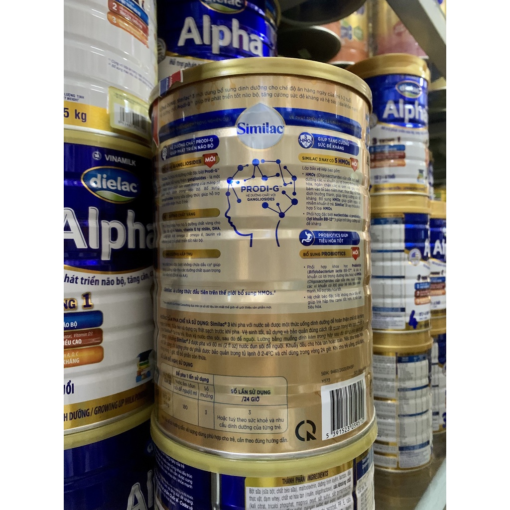 Sữa Similac IQ HMO Số 3 900g/1.7kg