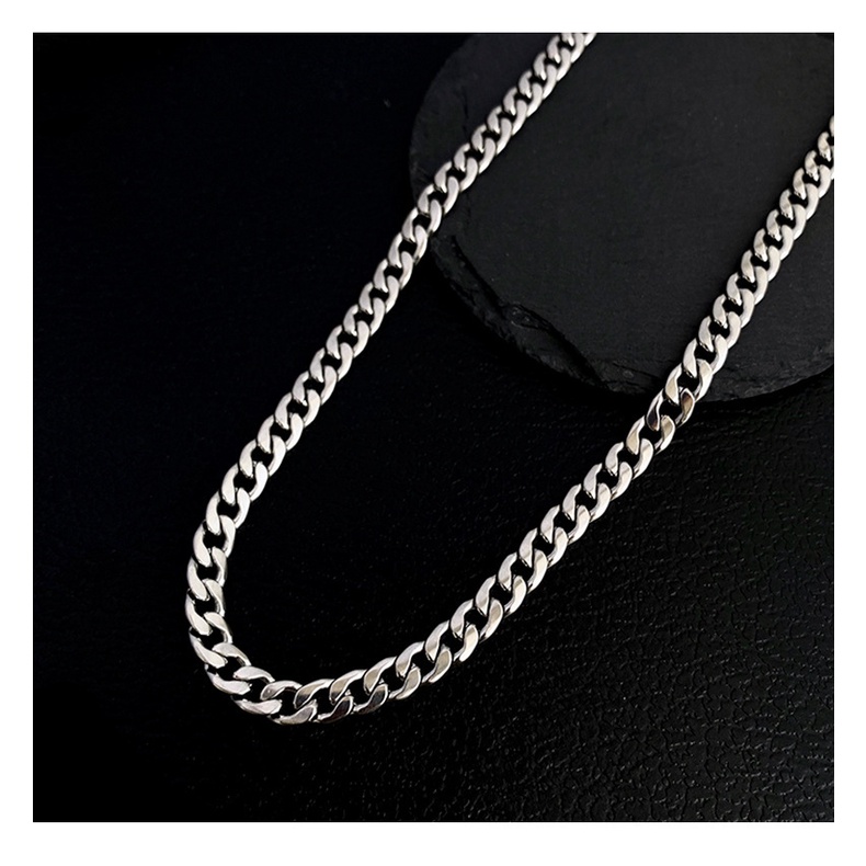 Dây chuyền nam inox kiểu lặc 7mm cực đẹp thép không gỉ