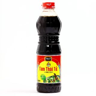 Nước tương Chinsu Tam Thái Tử Nhị Ca chai 500ml