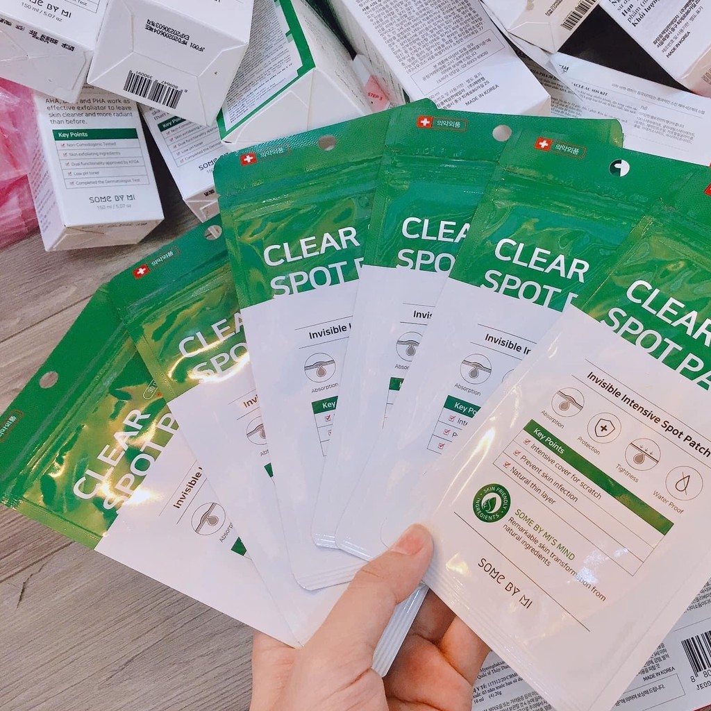 SET 18 MIẾNG Dán Giảm Mụn Some By Mi Clear Spot Patch - MIẾNG DÁN MỤN