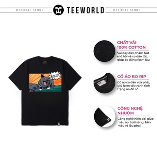 Áo thun Teeworld Dúi Idol T-shirt Nam Nữ Trắng Đen Form Rộng Unisex