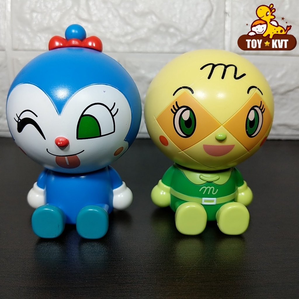 Mô Hình Gashapon Gacha Gacha Melonpanna Chan vs Kokin Chan Anpanman