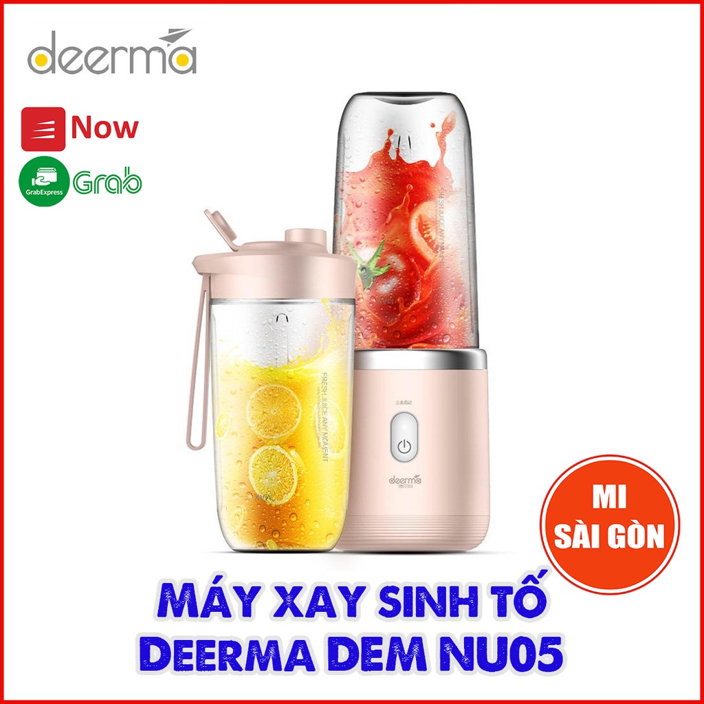 [Mã ELHA22 giảm 6% đơn 300K] [Hỏa Tốc HCM] Máy xay sinh tố không dây Deerma DEM NU05