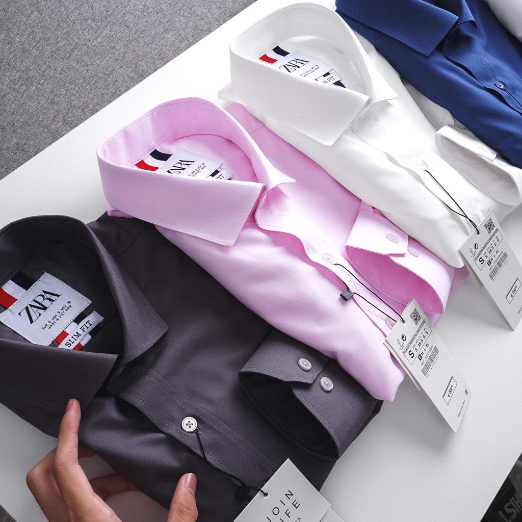 Áo sơ mi nam dài tay cổ bẻ Z.R cao cấp hàng xuất dư D365-SM39 | BigBuy360 - bigbuy360.vn