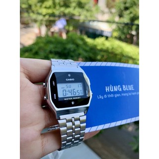 Đồng hồ nam nữ Casio A159 lung linh, dễ thương